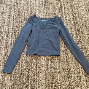 Seamless square neck A&F top
